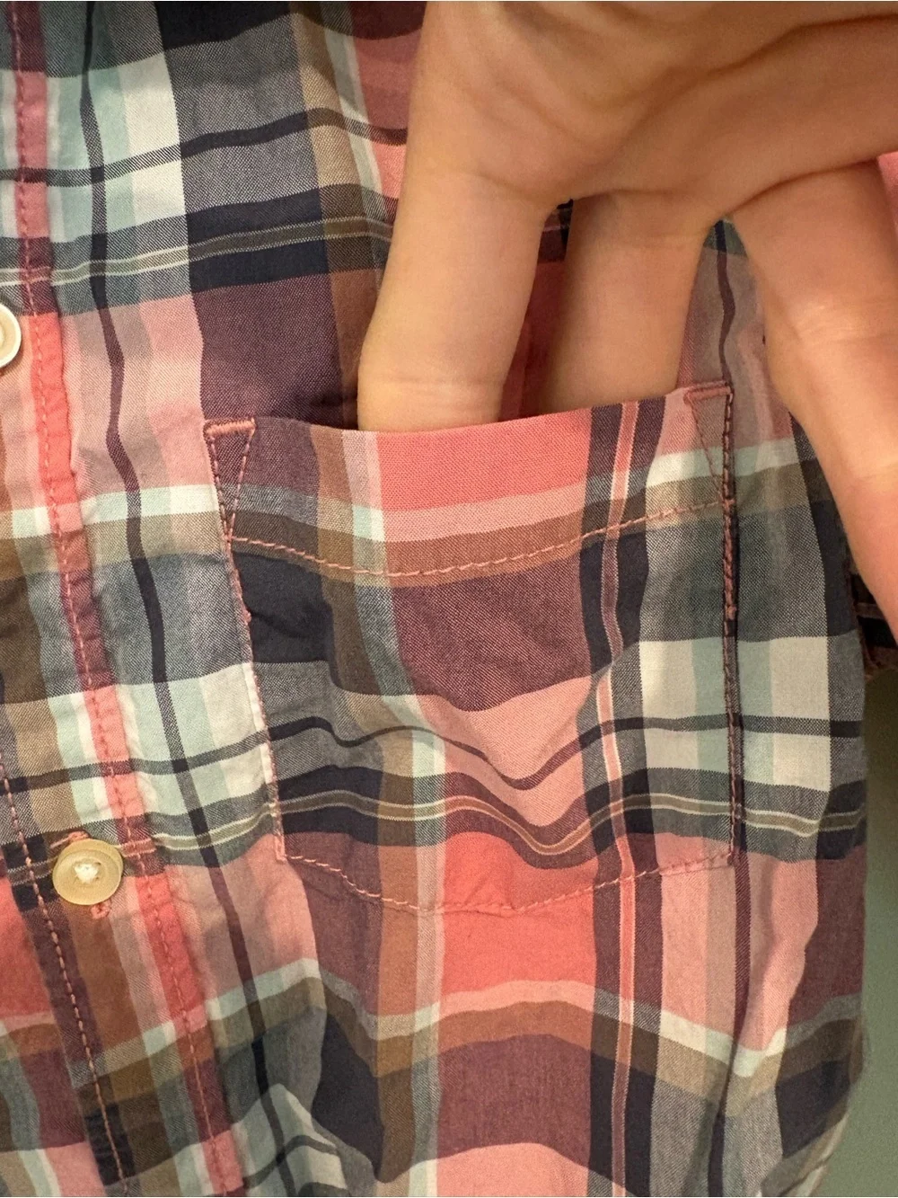 Carters lightweight plaid